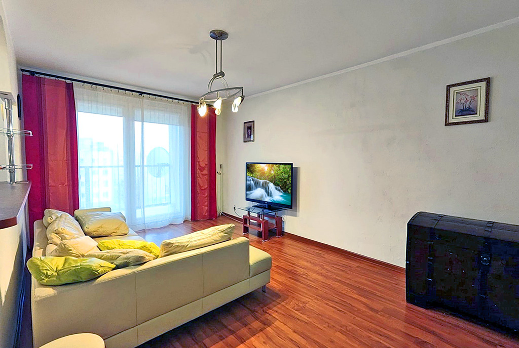 elegancki salon w ekskluzywnym apartamencie do sprzedaży Ełk