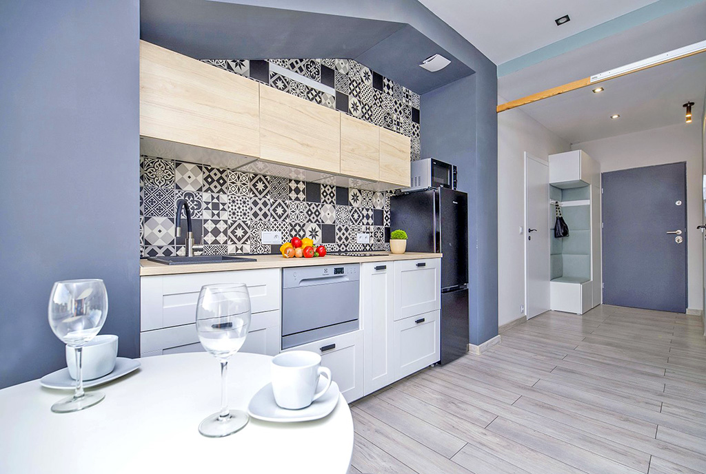 zabudowana kuchnia w ekskluzywnym apartamencie na sprzedaż Katowice (okolice)