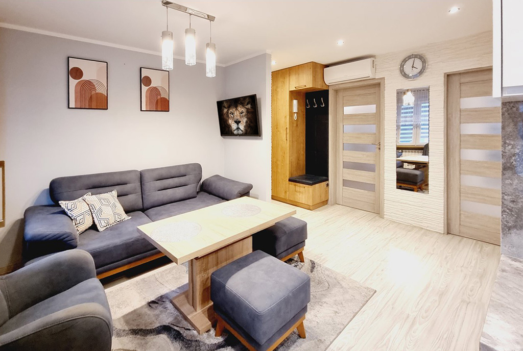 nowoczesny design wnętrza ekskluzywnego apartamentu do sprzedaży Mielec