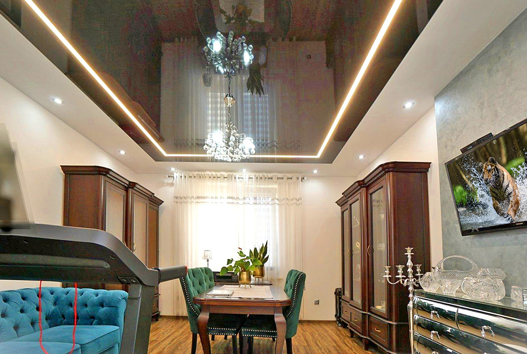 elegancki pokój dzienny w ekskluzywnym apartamencie do sprzedaży Piotrków Trybunalski