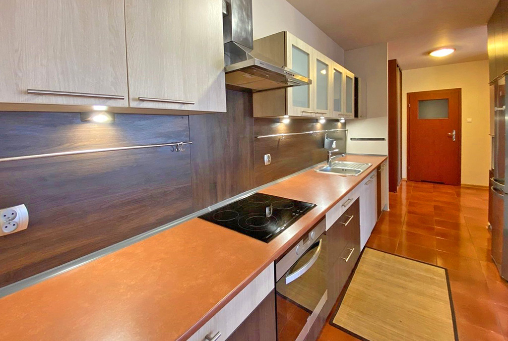 umeblowana kuchnia w ekskluzywnym apartamencie na wynajem Szczecin (okolice)