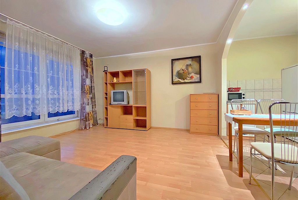 elegancki pokój dzienny w ekskluzywnym apartamencie do wynajęcia Szczecin