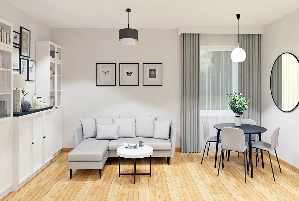 nowoczesne wnętrze ekskluzywnego apartamentu do sprzedaży Elbląg