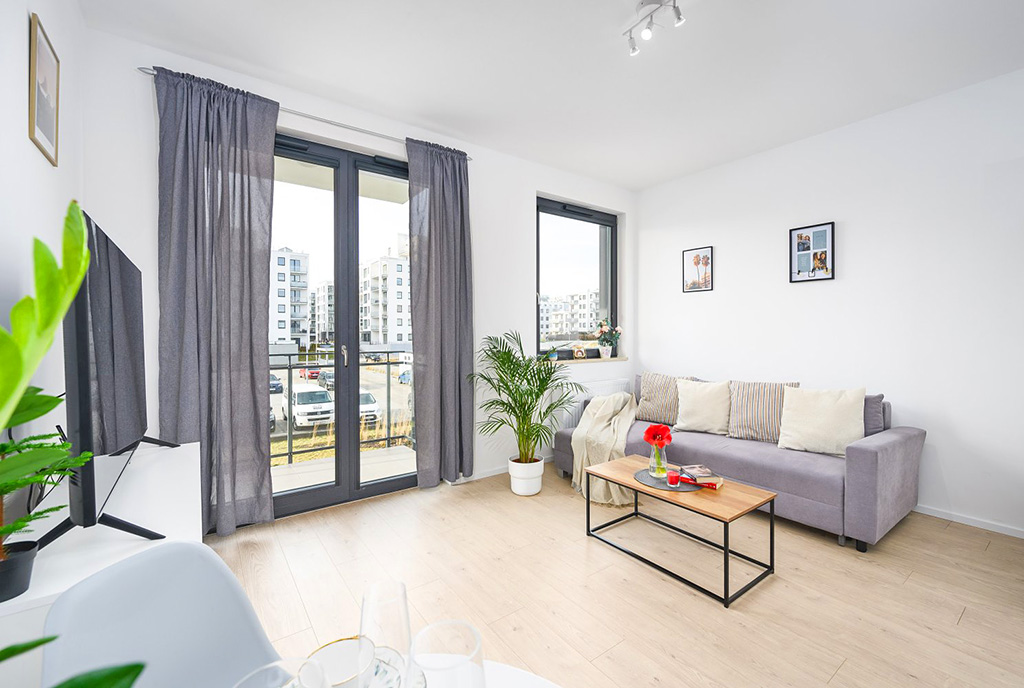 nowoczesny styl wykończenia wnętrza ekskluzywnego apartamentu do sprzedaży Gdańsk