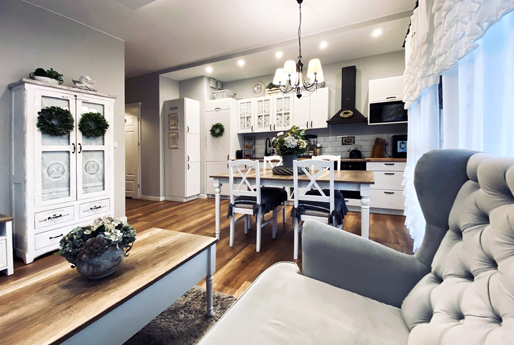 kameralne wnętrze luksusowego apartamentu na sprzedaż Katowice