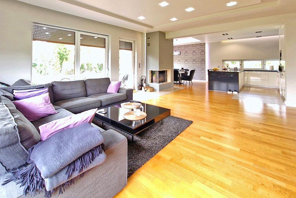 komfortowy salon w luksusowej willi na sprzedaż Bielsko-Biała