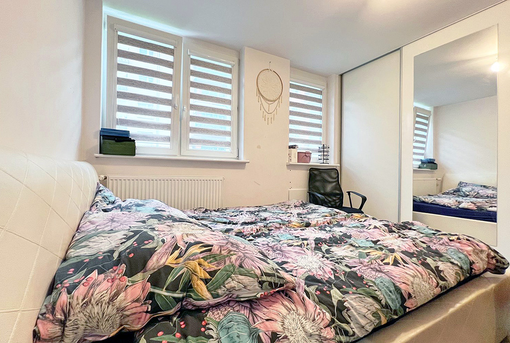 elegancka sypialnia w ekskluzywnym apartamencie na sprzedaż Gorzów Wielkopolski