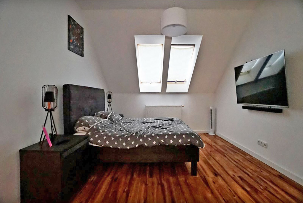 wytworna sypialnia w ekskluzywnym apartamencie na sprzedaż Gorzów Wielkopolski