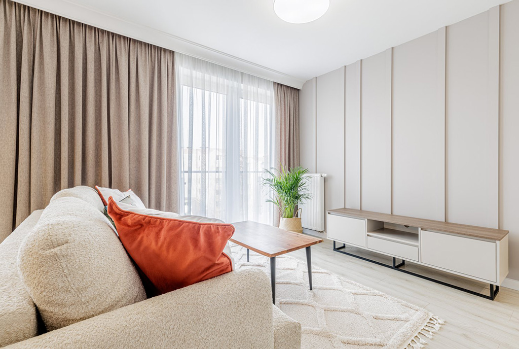 kameralna aranżacja wnętrza ekskluzywnego apartamentu na sprzedaż Kalisz