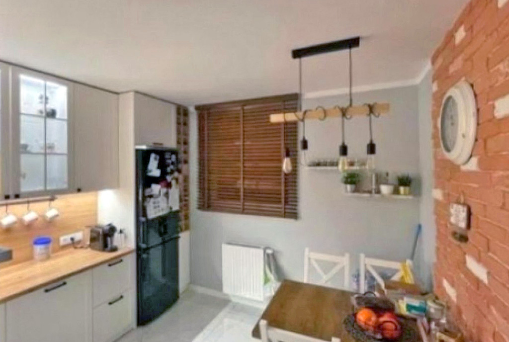 widok na aneks kuchenny w luksusowym apartamencie do sprzedaży Katowice (okolice)