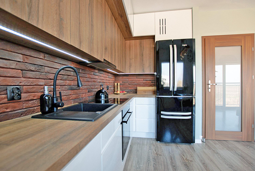 zabudowana kuchnia w ekskluzywnym apartamencie na sprzedaż Poznań (okolice)