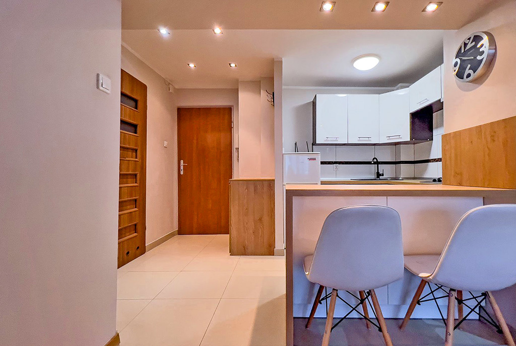 zabudowana kuchnia w ekskluzywnym apartamencie na sprzedaż Poznań