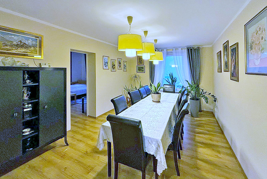 elegancka jadalnia w ekskluzywnym apartamencie na sprzedaż Szczecin (okolice)