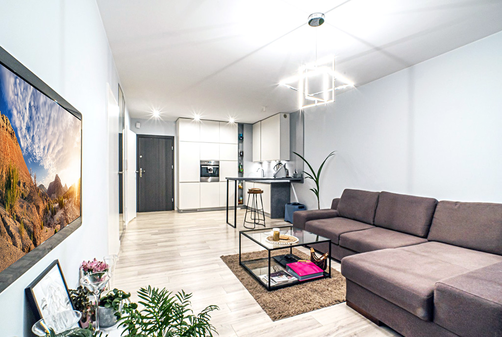 nowoczesne wnętrze ekskluzywnego apartamentu do wynajęcia Bolesławiec