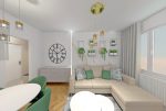 druga strona salonu w luksusowym apartamencie na sprzedaż Kalisz