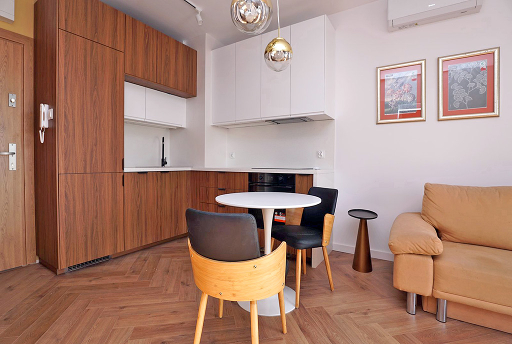 aneks kuchenny w luksusowym apartamencie na wynajem Piotrków Trybunalski