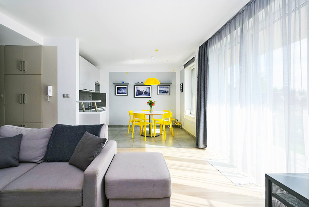 nowoczesna aranżacja wnętrza ekskluzywnego apartamentu do sprzedaży Gdańsk