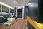 fragment pokoju dziennego w luksusowym apartamencie do wynajmu Szczecin