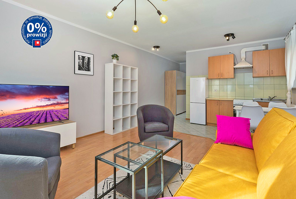 fragment pokoju dziennego w luksusowym apartamencie na sprzedaż Wrocław