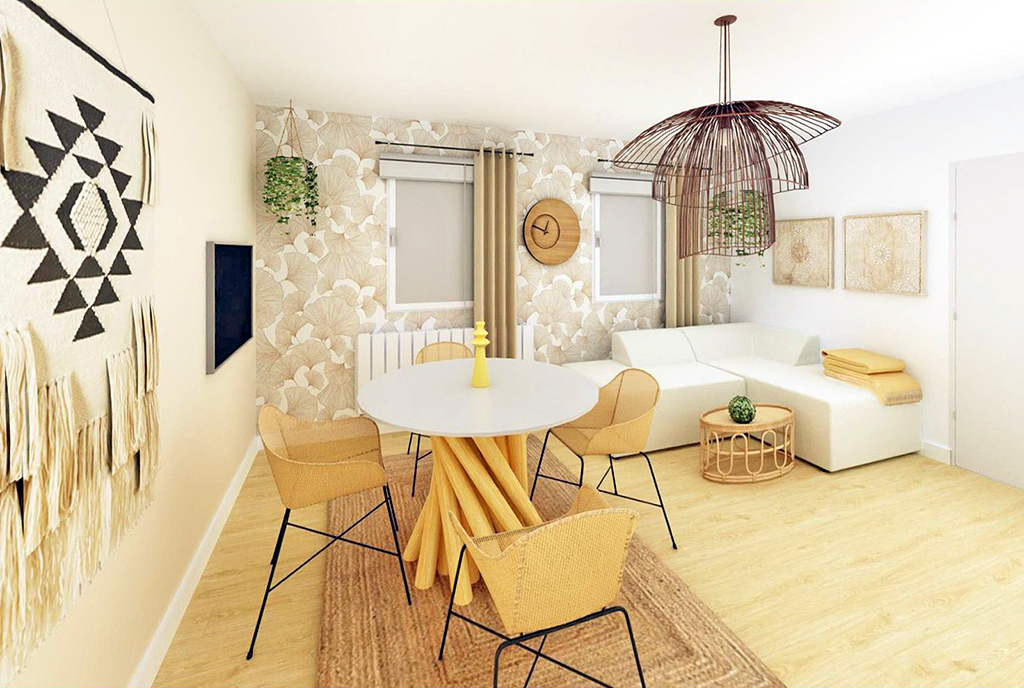 inna perspektywa salonu w luksusowym apartamencie na sprzedaż Wałbrzych (okolice)