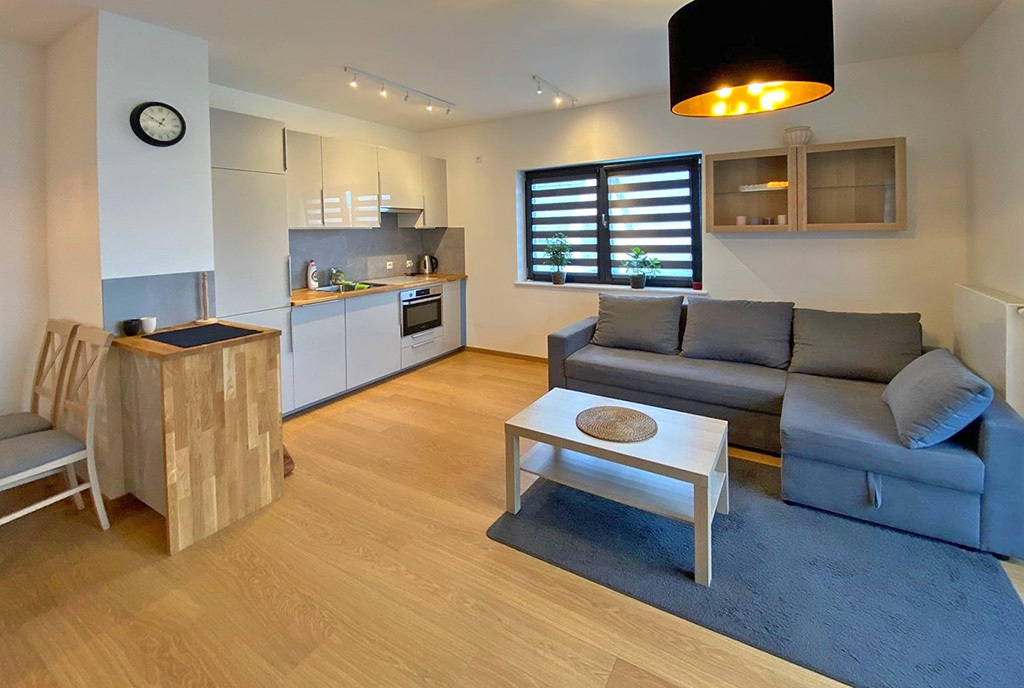 designerskie wnętrze ekskluzywnego apartamentu do wynajęcia Szczecin