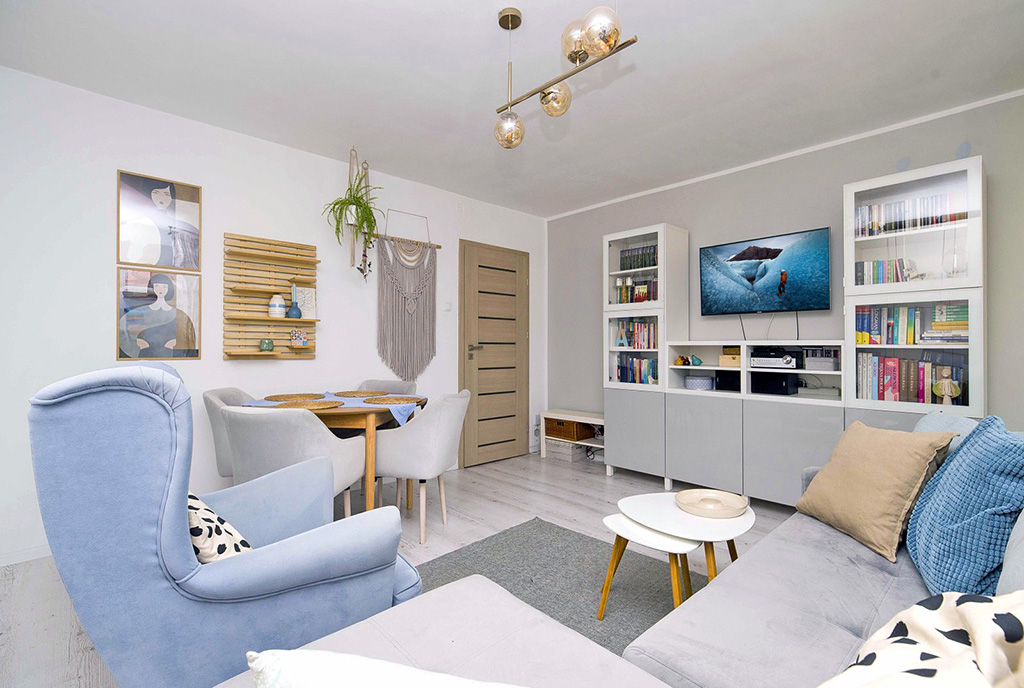 zapierające dech w piersiach wnętrze ekskluzywnego apartamentu do sprzedaży Katowice (okolice)