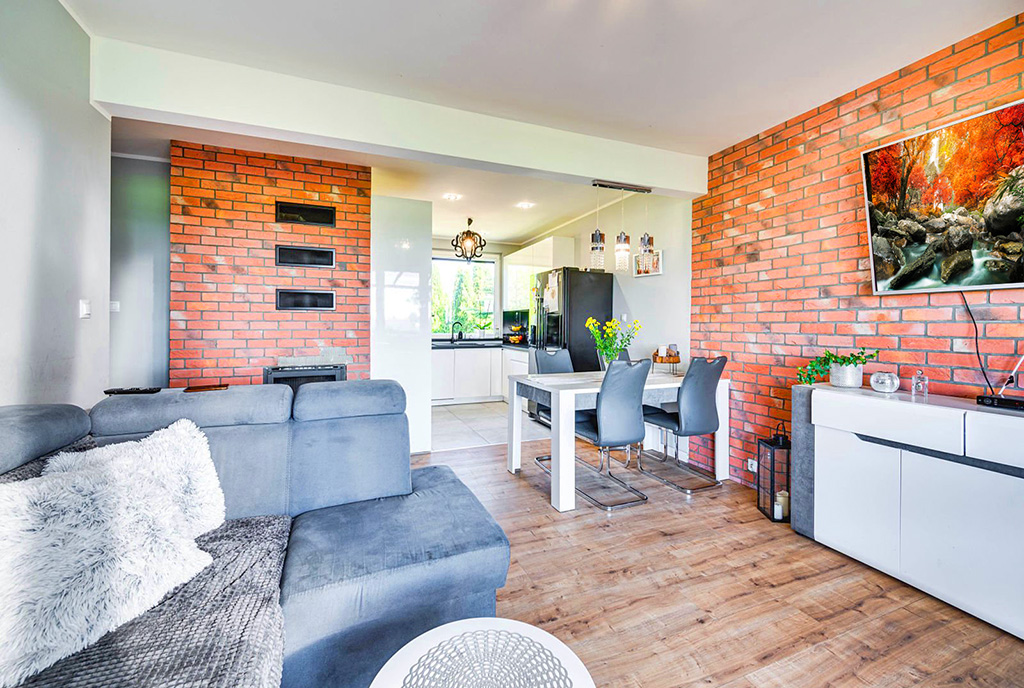 kameralne wnętrze ekskluzywnej willi do sprzedaży Gdańsk (okolice)