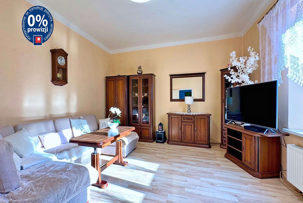 wytworny pokój dzienny w luksusowym apartamencie na sprzedaż Katowice (okolice)