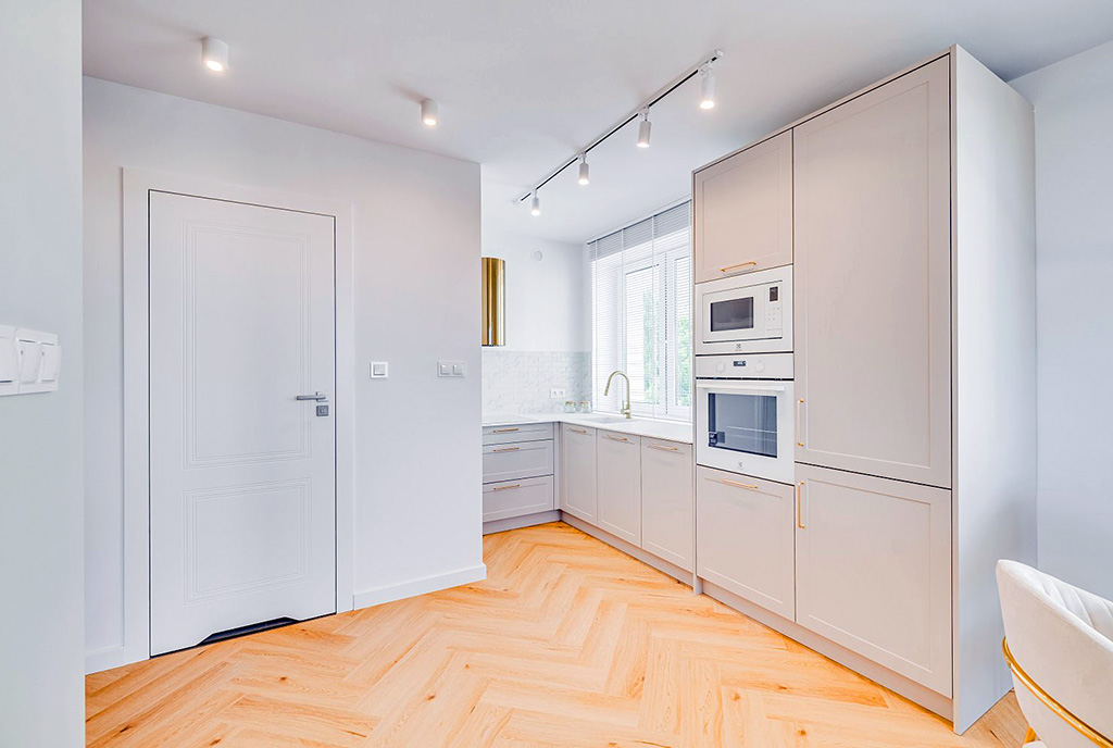 nowoczesna kuchnia w luksusowym apartamencie na sprzedaż Sopot
