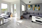 elegancki salon w ekskluzywnym apartamencie do wynajęcia Szczecin