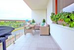duży balkon w luksusowym apartamencie do wynajmu Szczecin