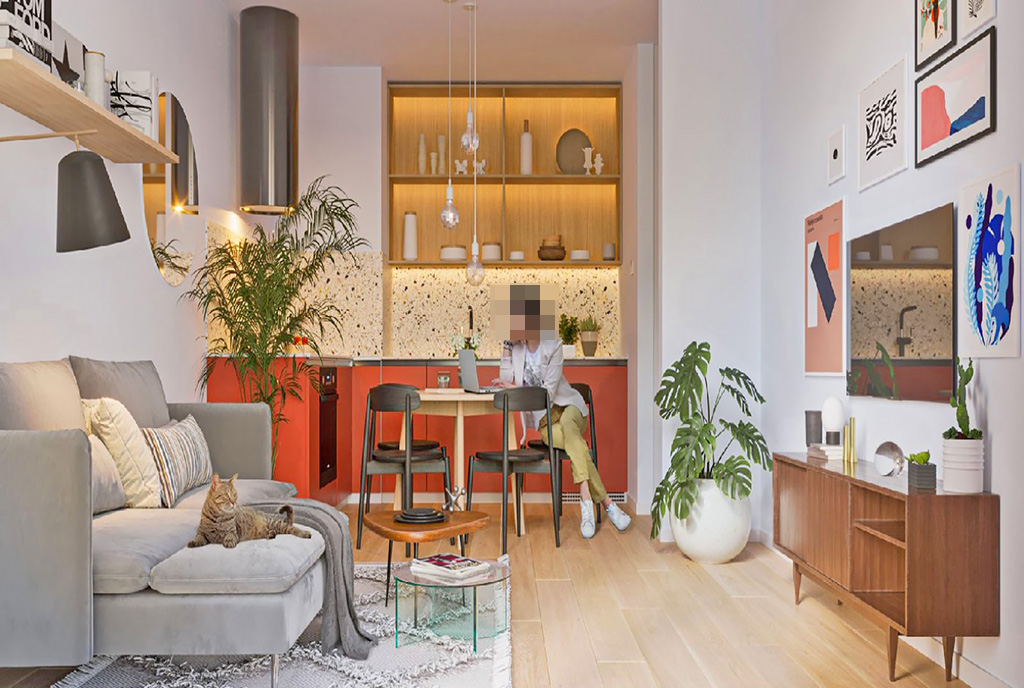 jedno z pomieszczeń w ekskluzywnym apartamencie na sprzedaż Lublin