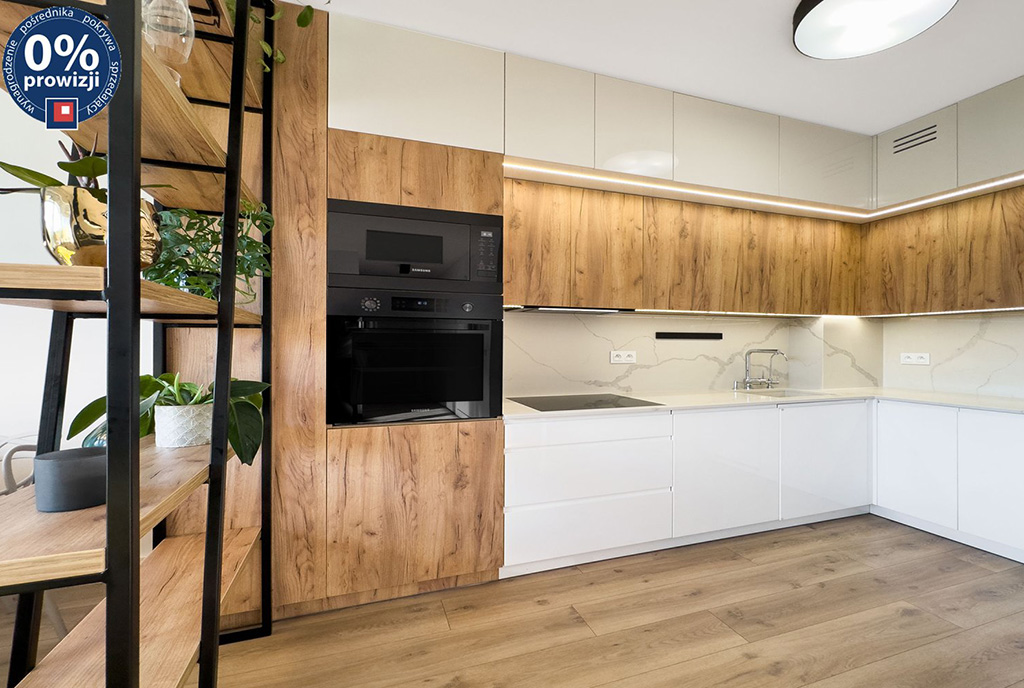 fragment kuchni w ekskluzywnym apartamencie na sprzedaż Wrocław (okolice)
