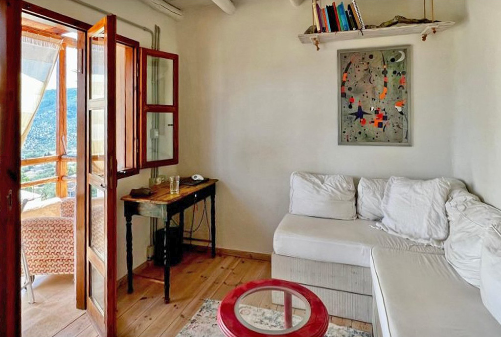 fragment salonu w luksusowym domu na sprzedaż Grecja (Kreta)