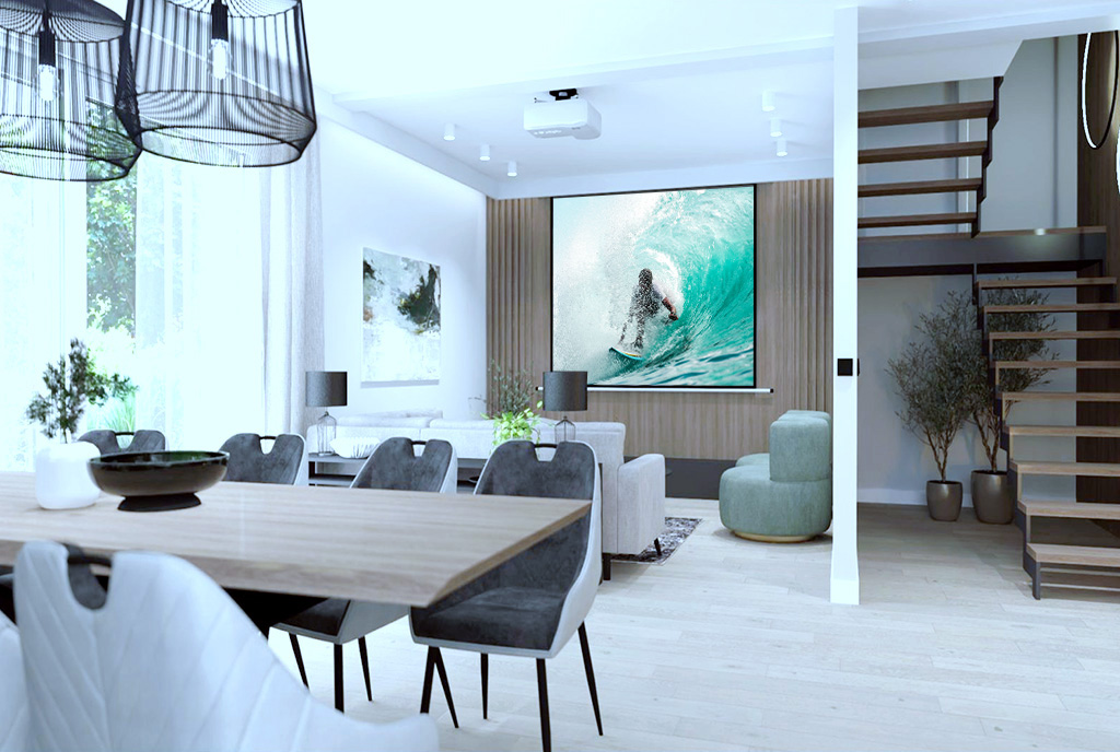 imponujące wnętrze ekskluzywnej willi do sprzedaży Warszawa (okolice)