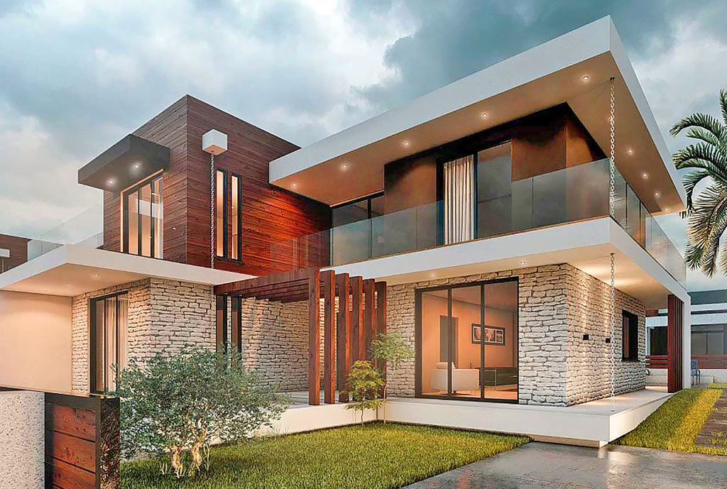 imponująca bryła ekskluzywnej willi do sprzedaży Cypr (Famagusta Yeni Boazici)