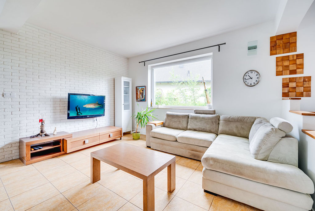 fragment salonu w luksusowej willi na sprzedaż Gdańsk (okolice)