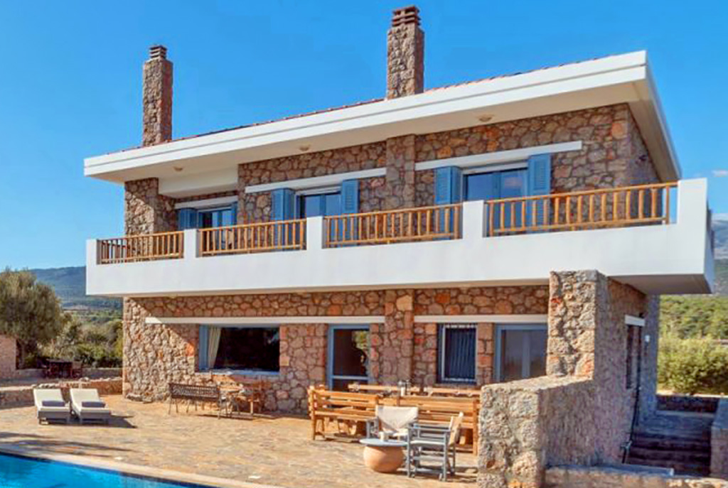 prywatny basen przy ekskluzywnej willi do sprzedaży Grecja (Kreta)