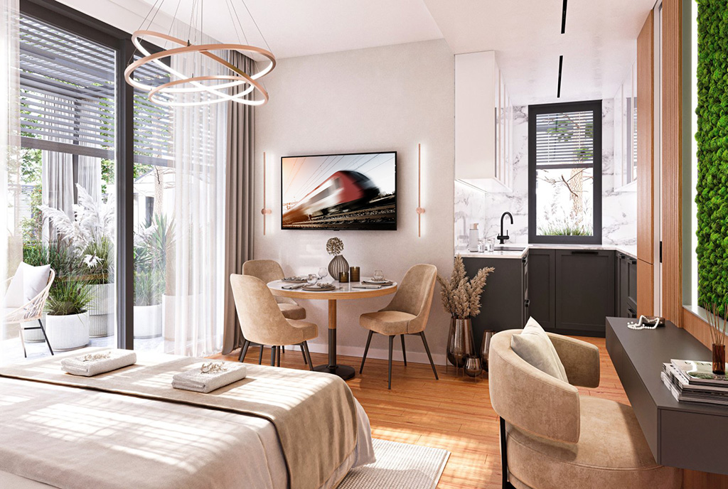 kameralny salon w ekskluzywnym apartamencie do sprzedaży Chorwacja (Split)