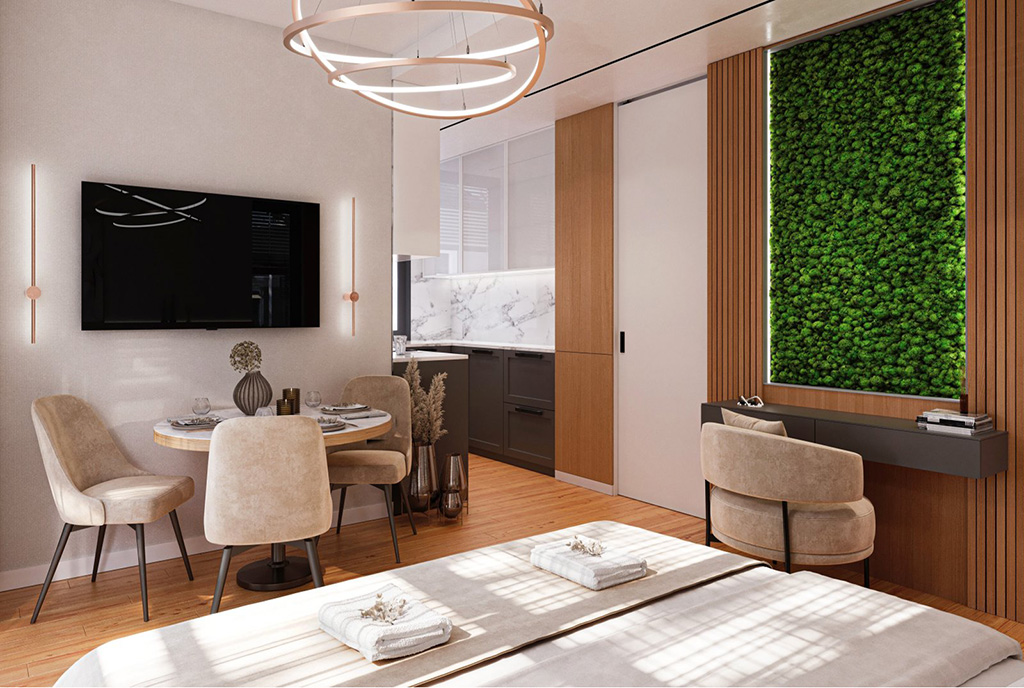 inne ujęcie pokoju dziennego w luksusowym apartamencie na sprzedaż Chorwacja (Split)