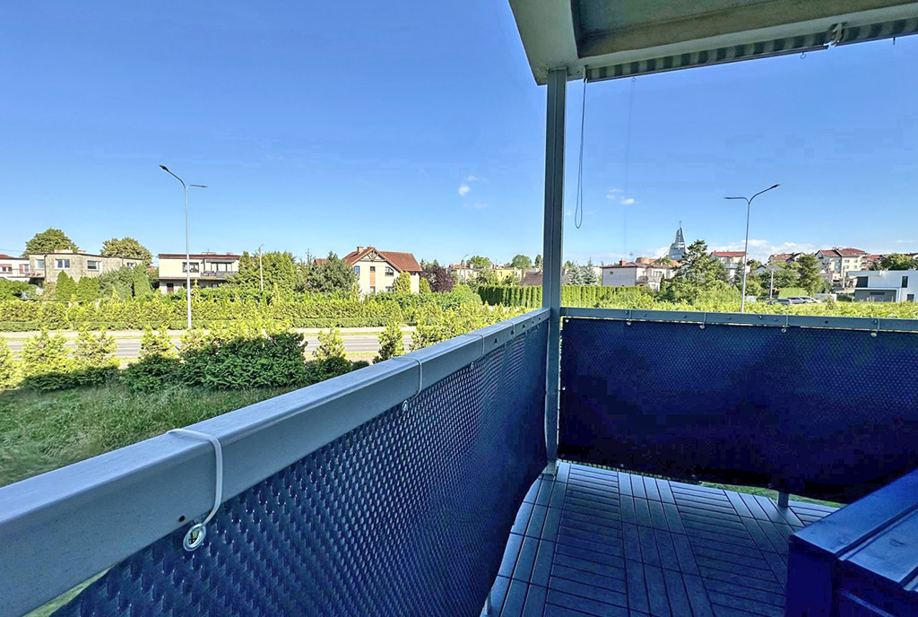 ogromny balkon przy ekskluzywnym apartamencie na sprzedaż Gdańsk (okolice)