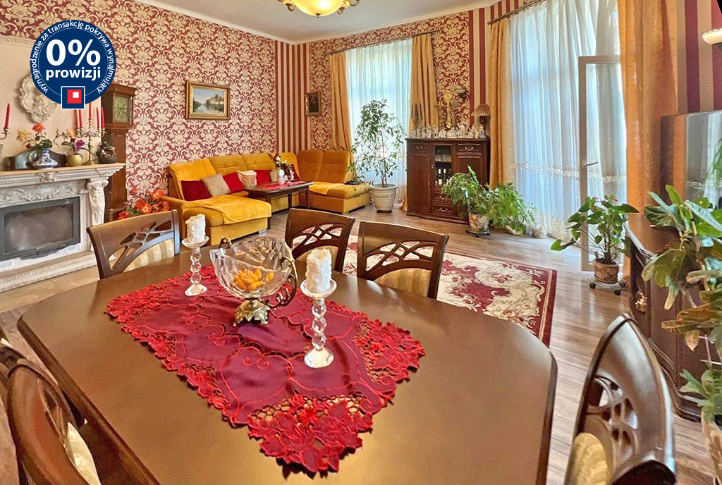elegancki pokój dzienny w ekskluzywnym apartamencie na sprzedaż Wałbrzych (okolice)