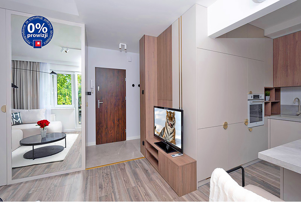 designerski pokój dzienny w ekskluzywnym apartamencie na sprzedaż Warszawa