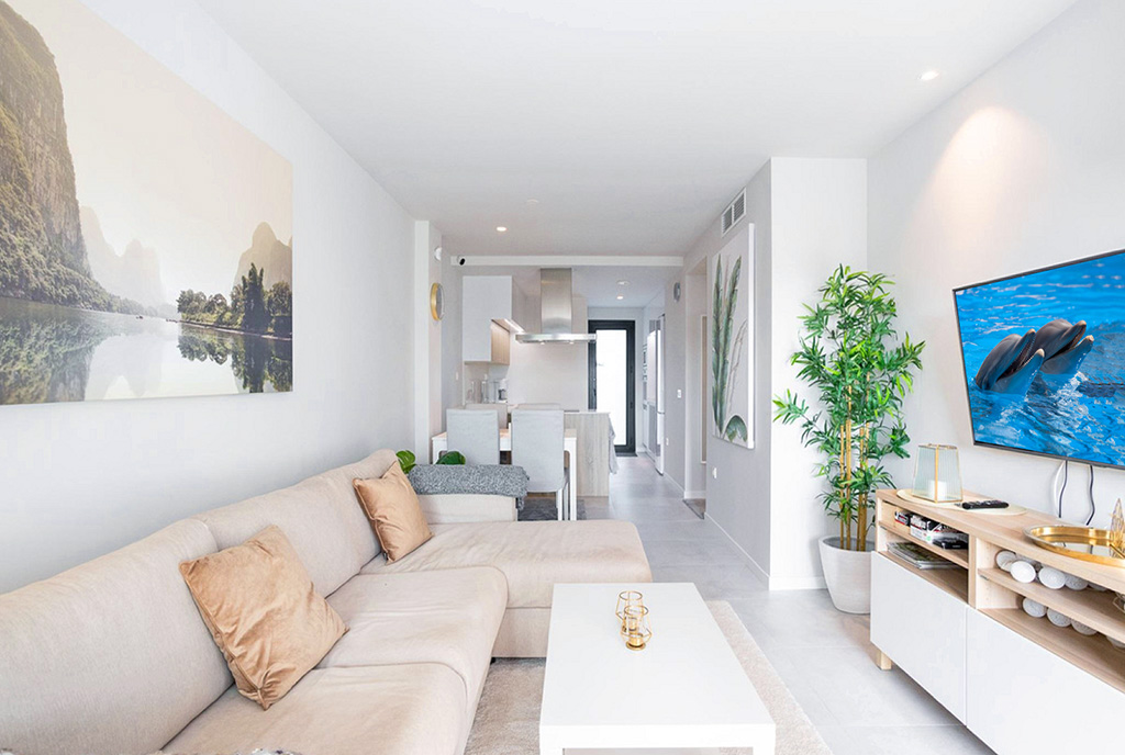 imponujące wnętrze ekskluzywnego apartamentu do sprzedaży Hiszpania (Orihuela Costa)