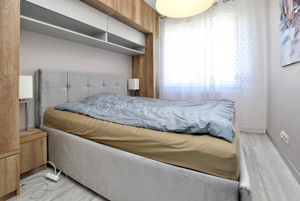 kameralna sypialnia w ekskluzywnym apartamencie na wynajem Inowrocław