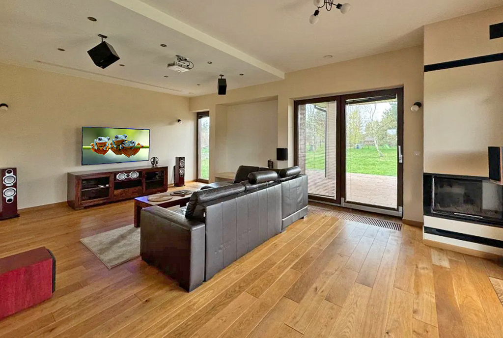 luksusowy salon w ekskluzywnym domu na sprzedaż Warszawa