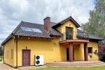 frontowa elewacja ekskluzywnej willi do sprzedaży Inowrocław (okolice)