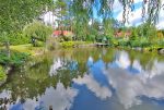atrakcyjna okolica wokół luksusowej willi do sprzedaży Mazury