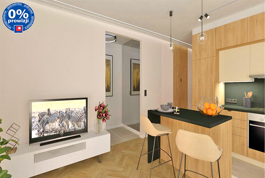 elegancki salon w ekskluzywnym apartamencie do sprzedaży Katowice