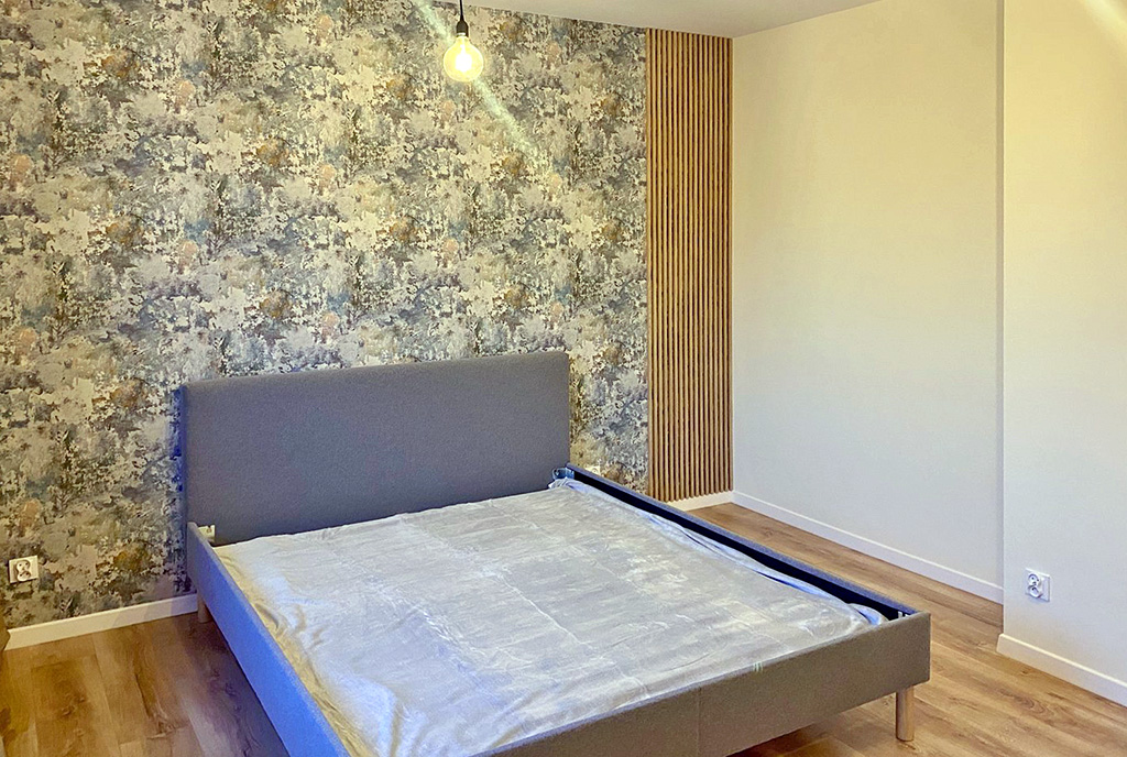 kameralna sypialnia w luksusowym apartamencie na sprzedaż Piotrków Trybunalski (okolice)